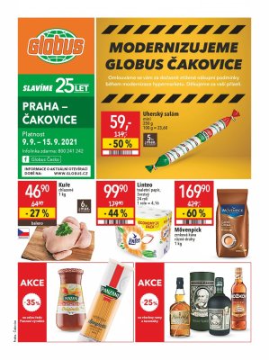 akční leták Globus 9.9.2021-15.9.2021