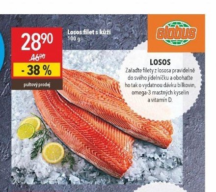 Losos filet s kůží