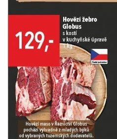 Hovězí žebro Globus