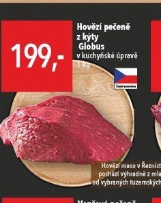 Hovězí pečeně z kýty Globus