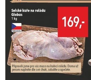 Selské kuře na roládu