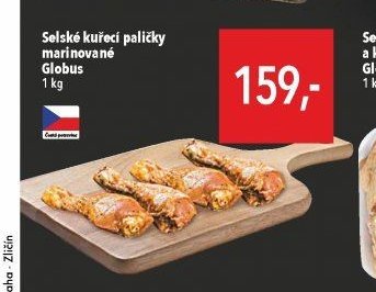 Selské kuřecí paličky marinované