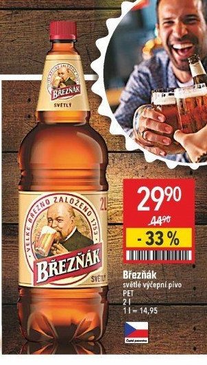 Březňák světlé výčepní pivo PET 2 l