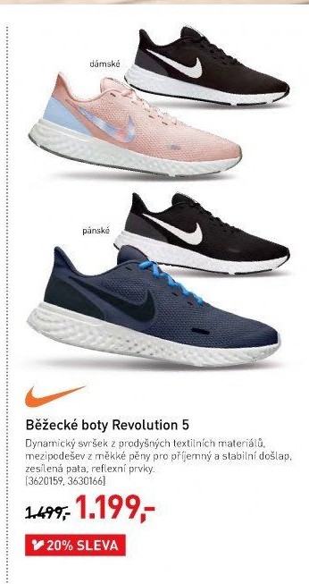 Pánská běžecká obuv Revolution Nike v akci Intersport od 8.9.2021