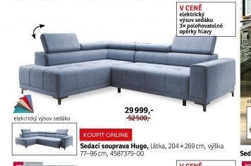 Sedací souprava Hugo - ASKO akcniletaky.com