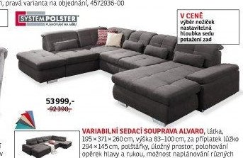 Variabilní sedací souprava Alvaro - ASKO akcniletaky.com