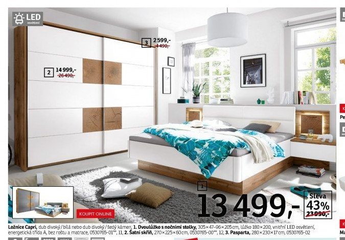 Ložnice Capri - ASKO akcniletaky.com