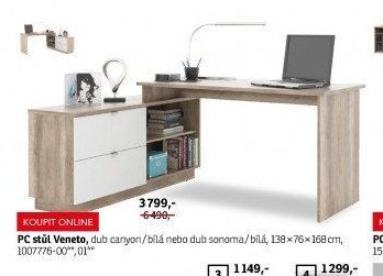 PC stůl Veneto - ASKO akcniletaky.com