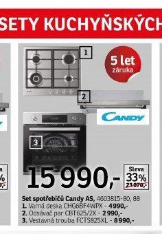 Set spotřebičů Candy AS - ASKO akcniletaky.com
