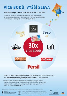 akční leták dm drogerie 9.9.2021-13.10.2021