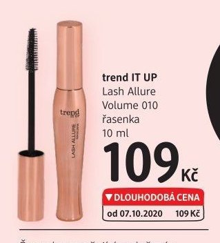 trend IT UP Lash Allure Volume 010 řasenka 10 ml