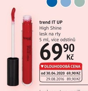 trend IT UP High Shine lesk na rty 5 ml, více odstínů