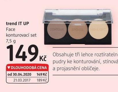 trend IT UP Face konturovací set 7,5 g
