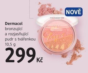 Dermacol bronzující a rozjasňující pudr s tvářenkou