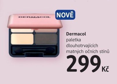 Dermacol paletka dlouhotrvajících matných očních stínů