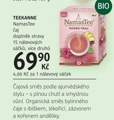 Čaje NamasTee bio Teekanne