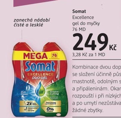 Gely do myčky Excellence Somat