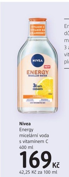 Micelární voda Nivea