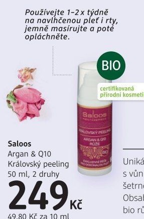 Peeling pleťový Saloos