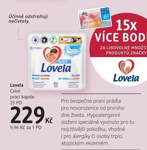 Prací kapsle Lovela