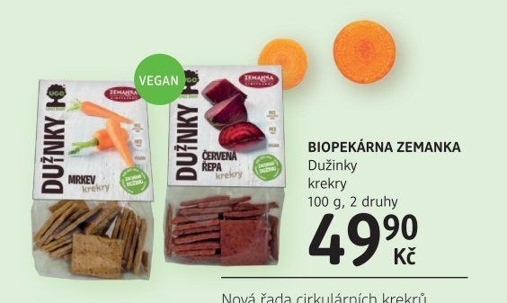 Sušenky Dužinky Bio Zemanka