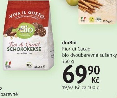 Sušenky Fior di Cacao Viva il Gusto dm Bio