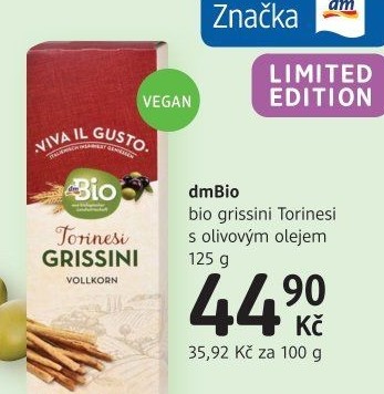 Tyčinky Grissini Viva il Gusto dm Bio