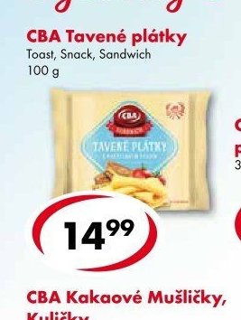 CBA Tavené plátky