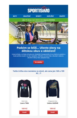 akční leták Sportisimo 9.9.2021-14.9.2021
