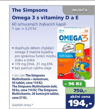 Doplněk stravy pro děti Omega 3+vitaminy D a E Revital