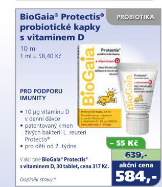Kapky pro děti ProTectis BioGaia
