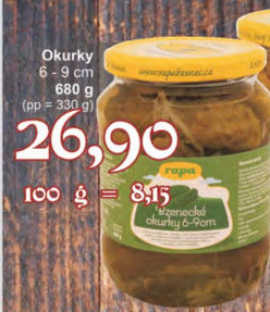 Okurky Rapa