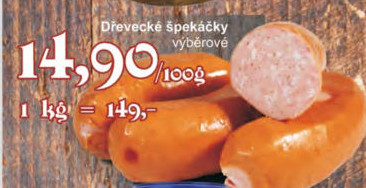 Špekáčky výběrové Dřevecké