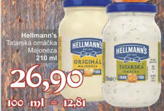 Tatarská omáčka Hellmann'