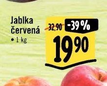 Jablka červená