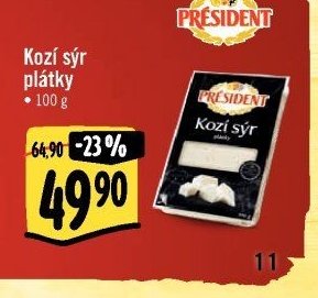 Kozí sýr plátky
