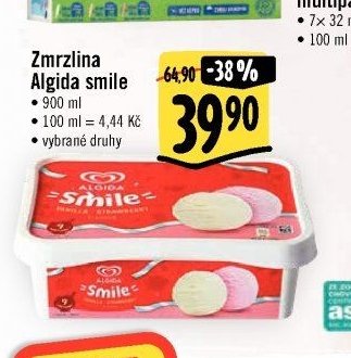 Zmrzlina Algida smile
