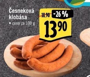 Česneková klobása