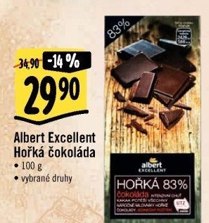 Čokoláda Albert Excellent