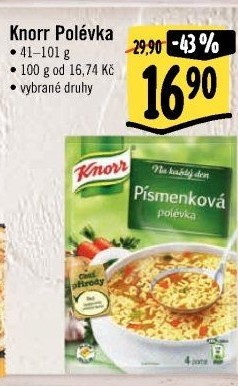 Instantní polévky Knorr