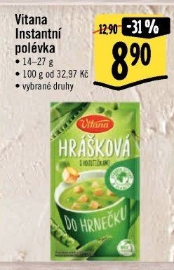 Instantní polévky Vitana