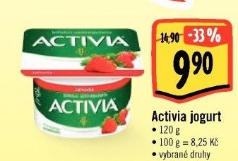 Jogurt ochucený Activia Danone