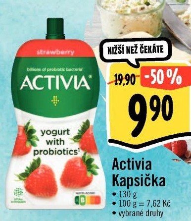 Kapsička Activia Danone