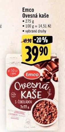 Kaše ovesná Emco