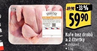 Kuře + 2 čtvrtky Albert