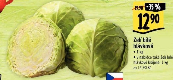 Zelí hlávkové bílé