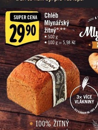 Chléb Mlynářský žitný