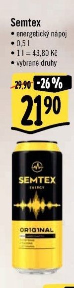 Semtex energetický nápoj