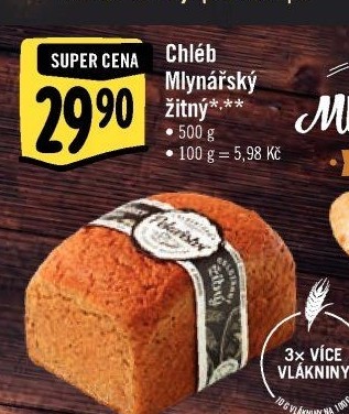 Chléb Mlynářský žitný Albert