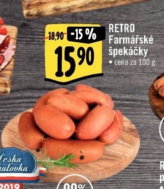 Farmářské špekáčky Albert Retro